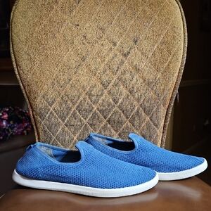 Allbirds Tree Loungers Slip On Loafers Shoes Blue White